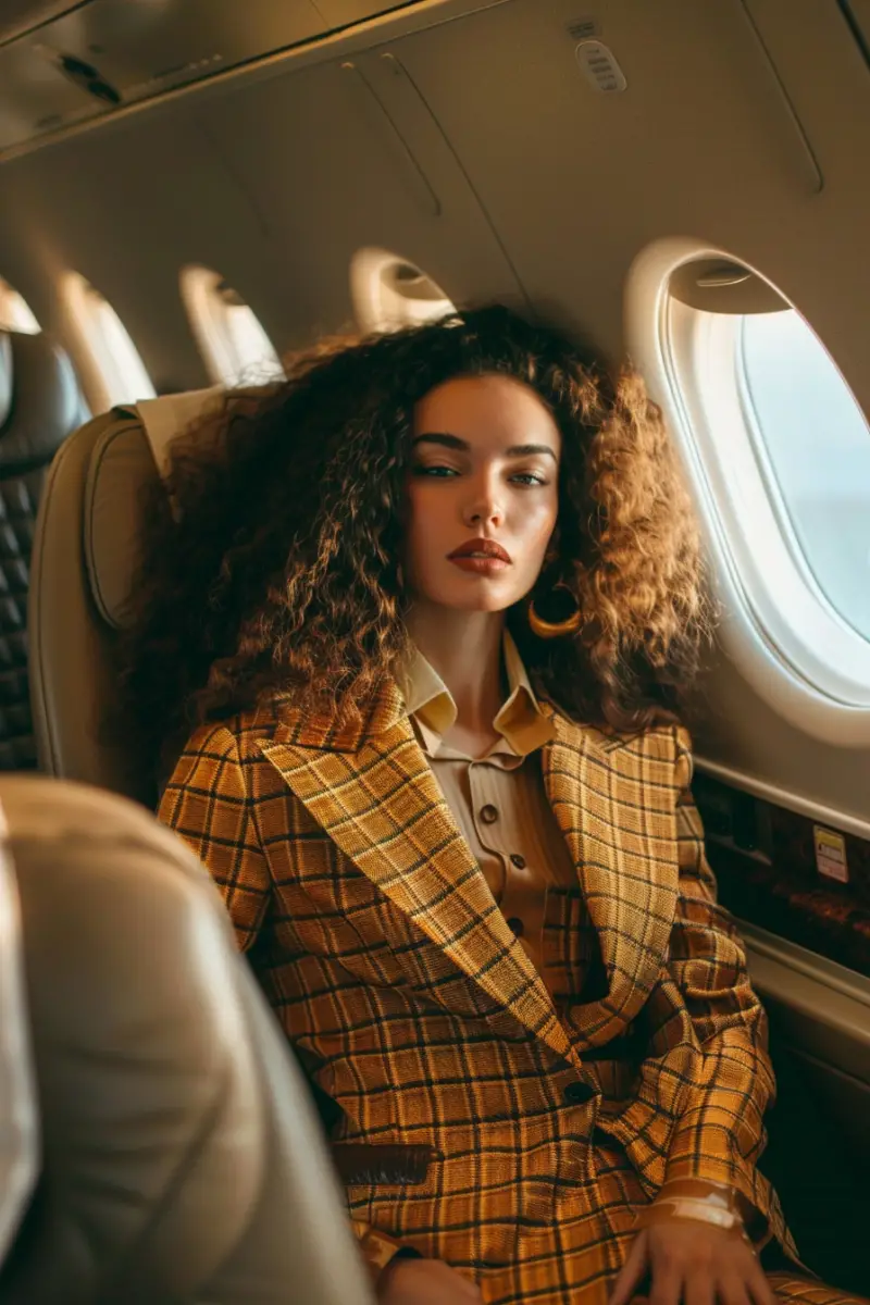 Business Class Flight Outfit