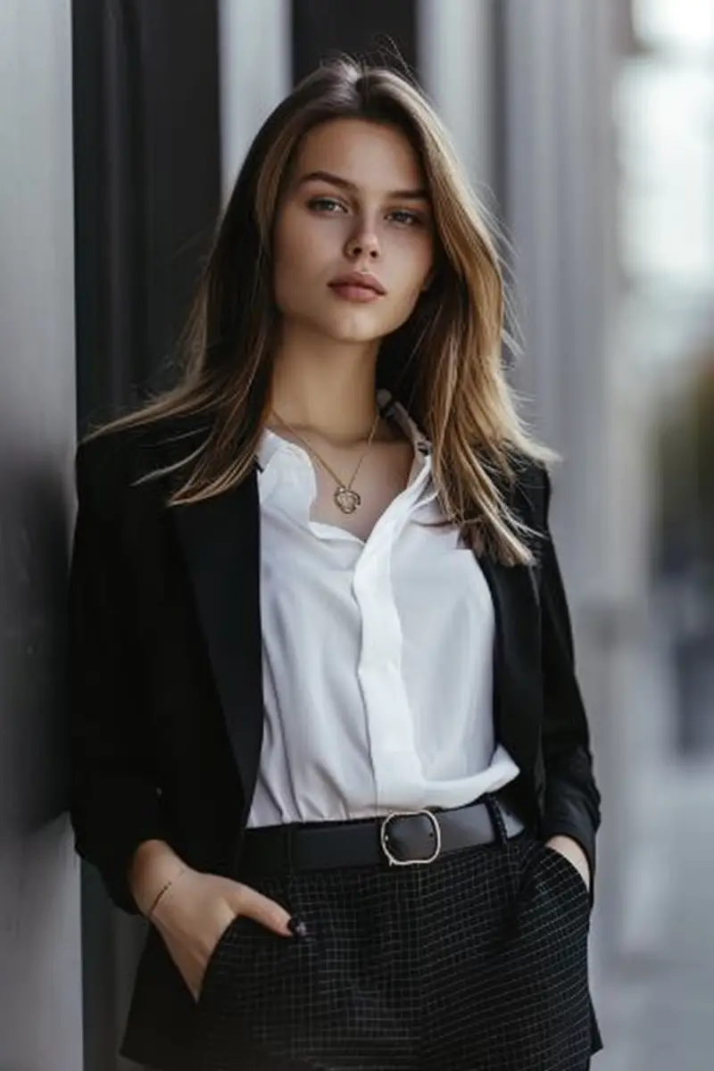 Business Class Flight Outfit