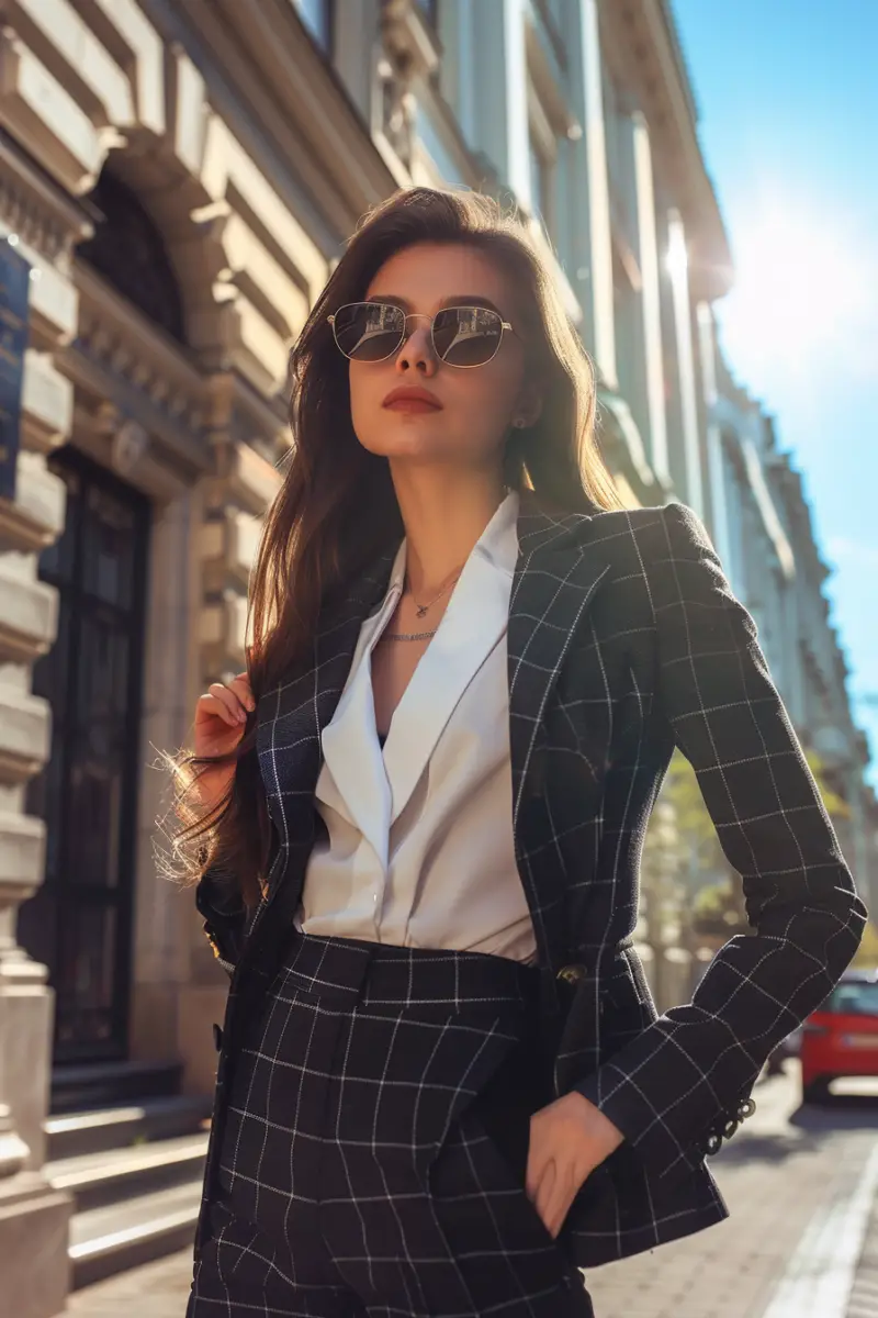 Business Class Flight Outfit