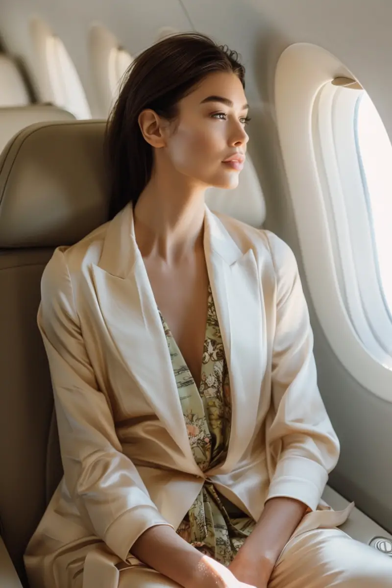 Business Class Flight Outfit