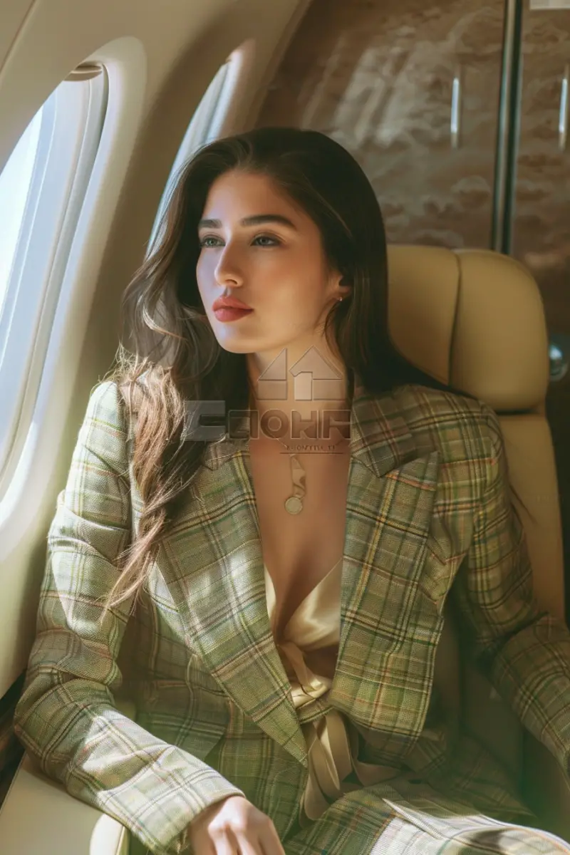 Business Class Flight Outfit