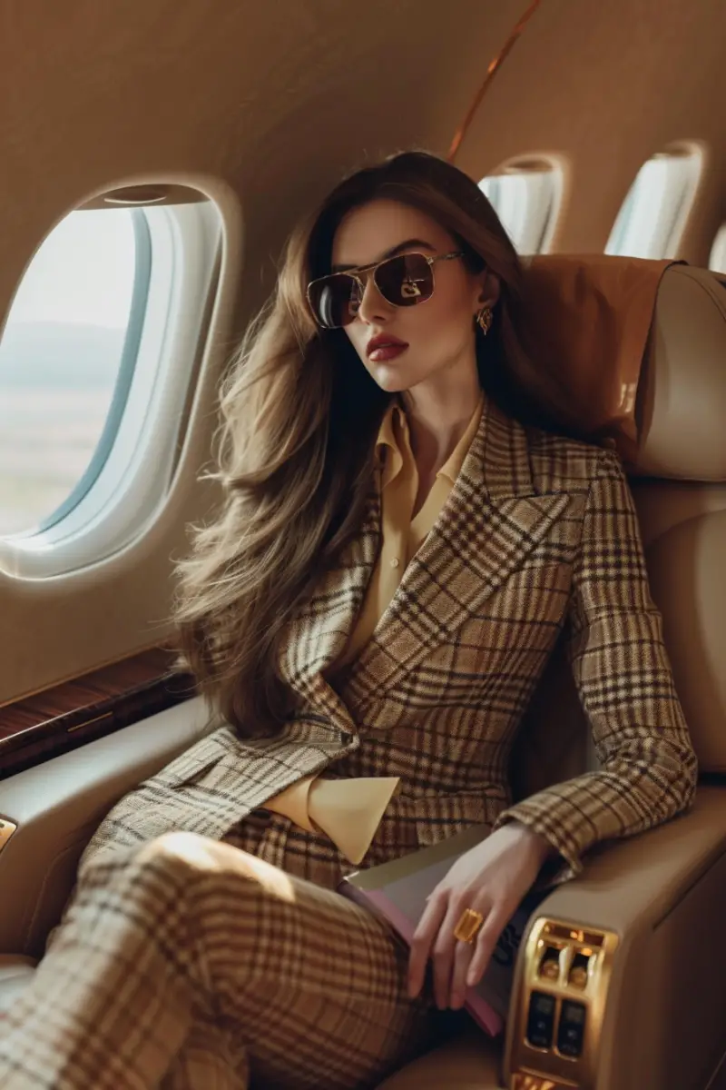 Business Class Flight Outfit