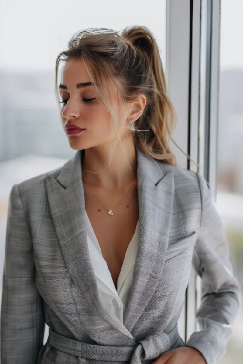Business Class Flight Outfit