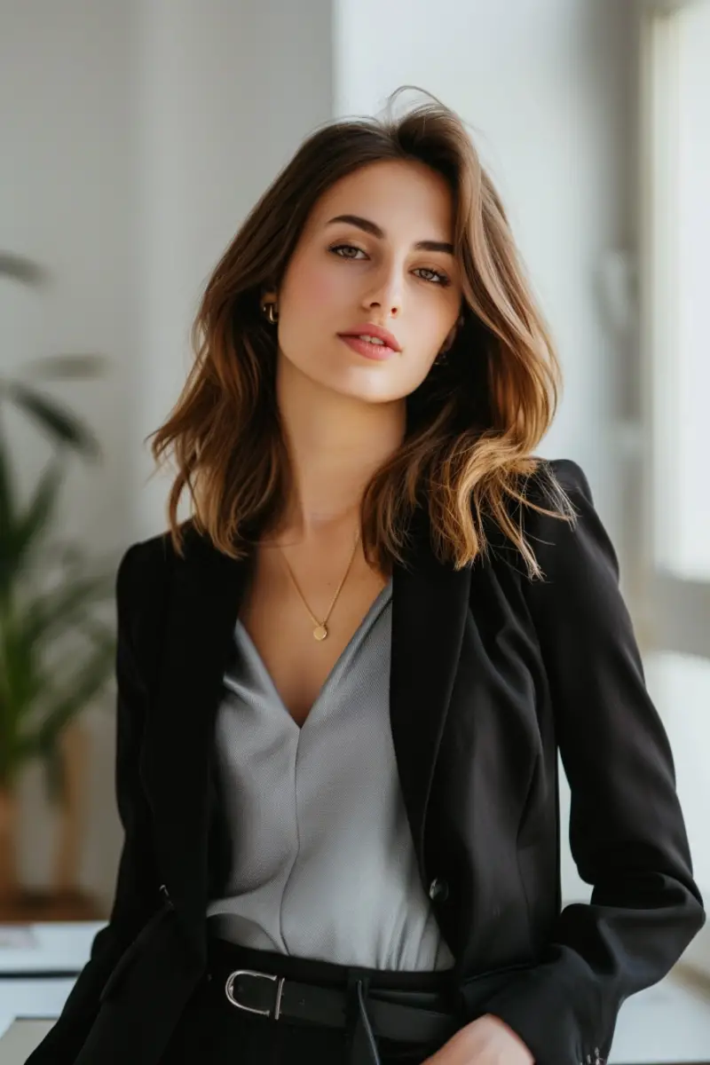 Business Class Flight Outfit