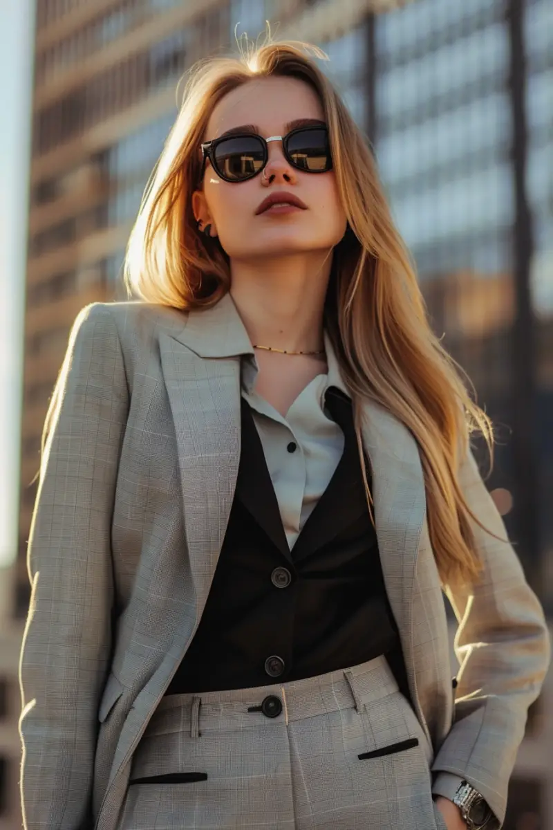 Business Class Flight Outfit