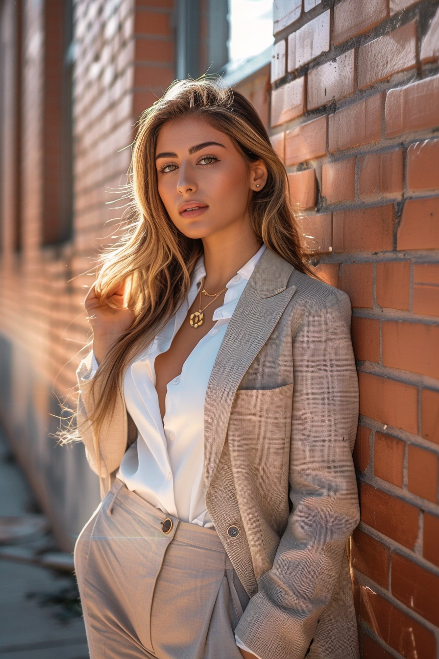 Business Class Flight Outfit