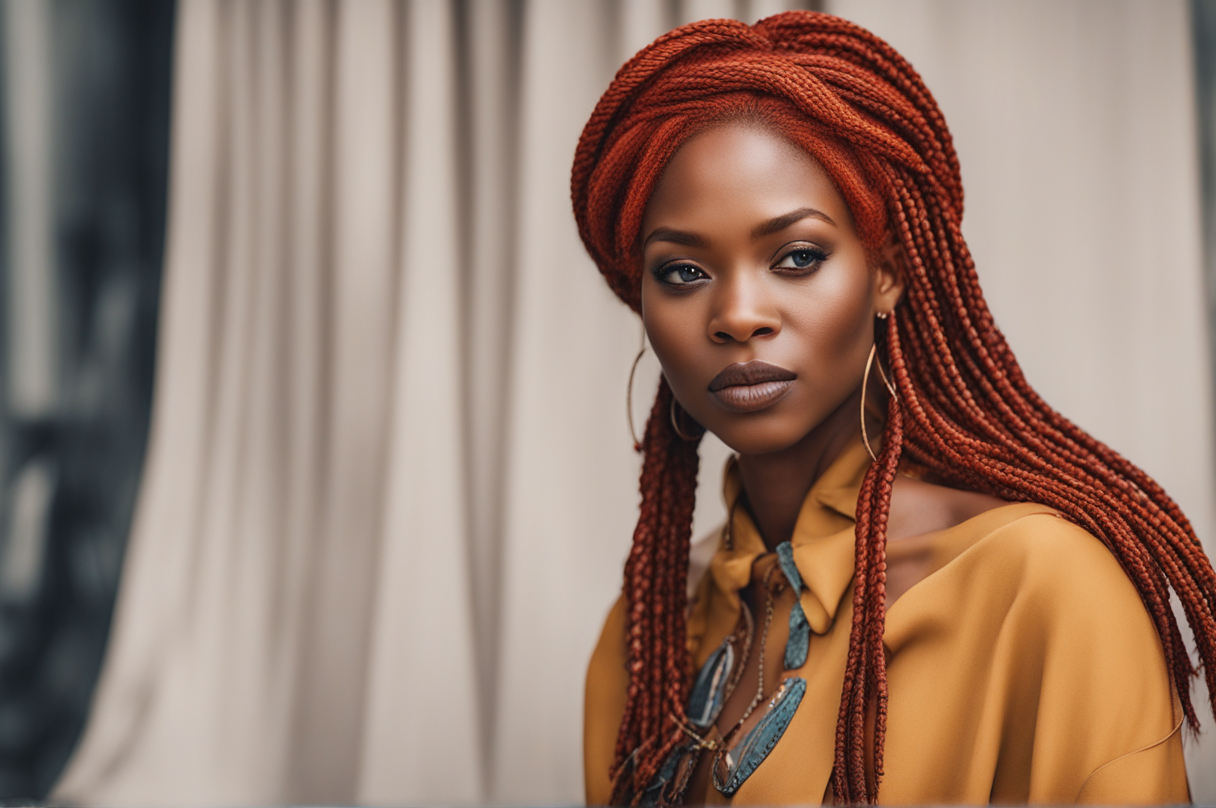 simple Fulani Braid Style