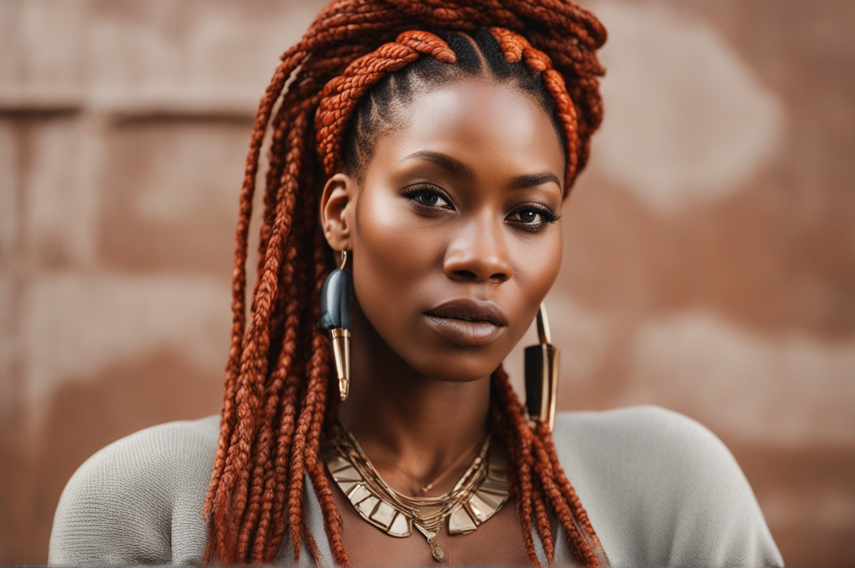 simple Fulani Braid Style