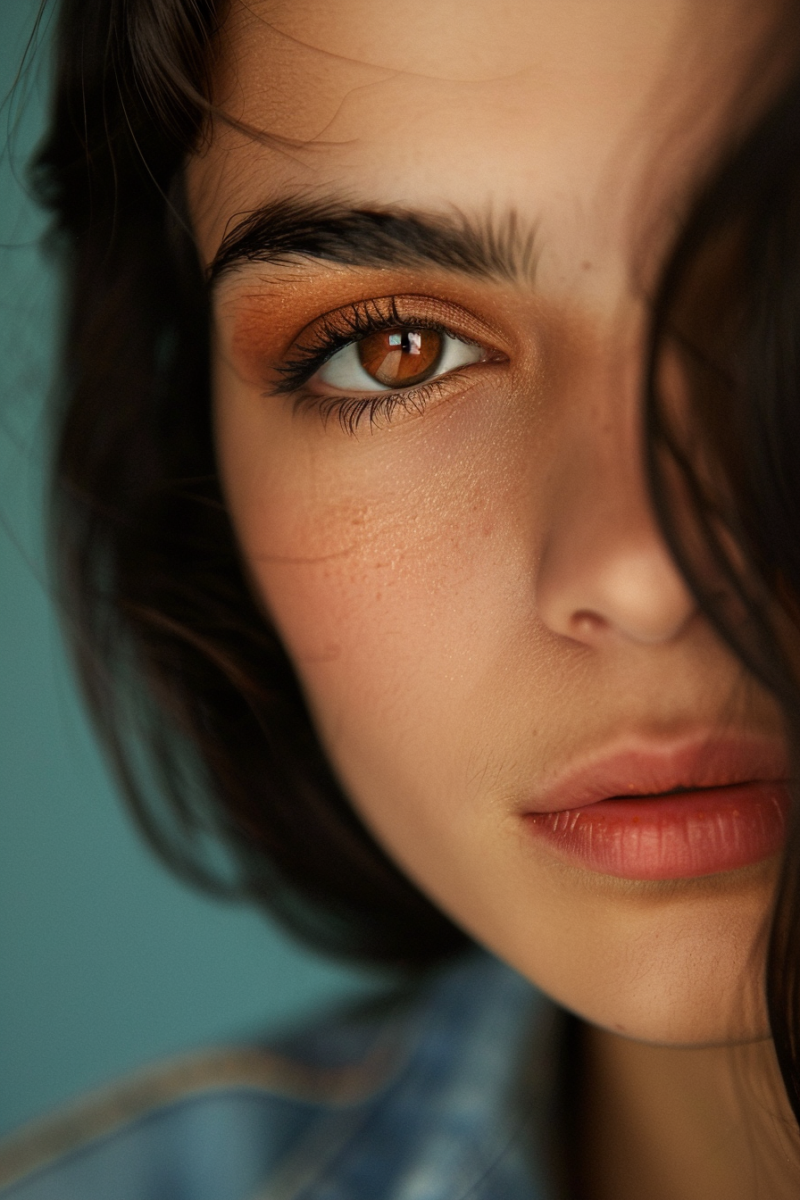 woman_with_Beige_eyeshadow-and-brown-eyes