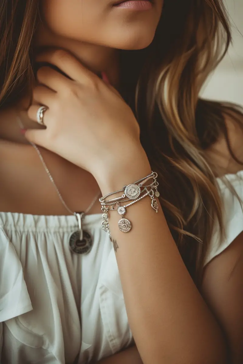 pandora bracelet with charms