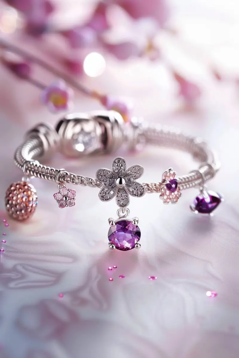 pandora bracelet with charms