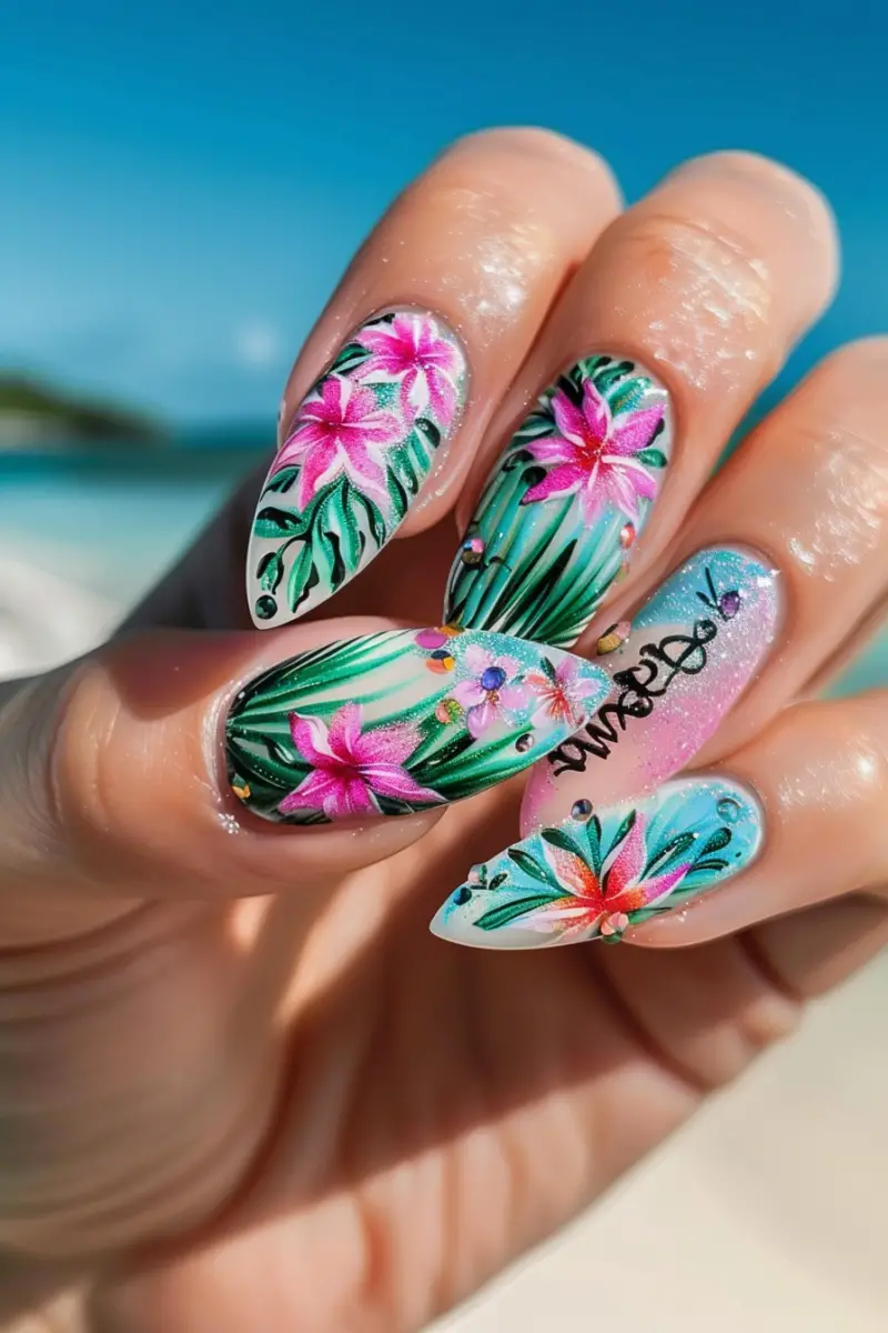 Spring Break Nail Design