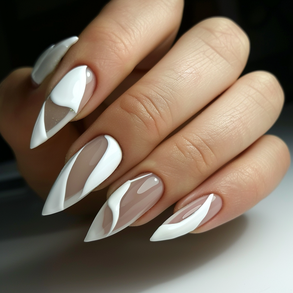 white nails