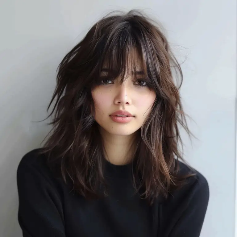10+ Stylish Medium Length Haircuts with Bangs NeedleStar