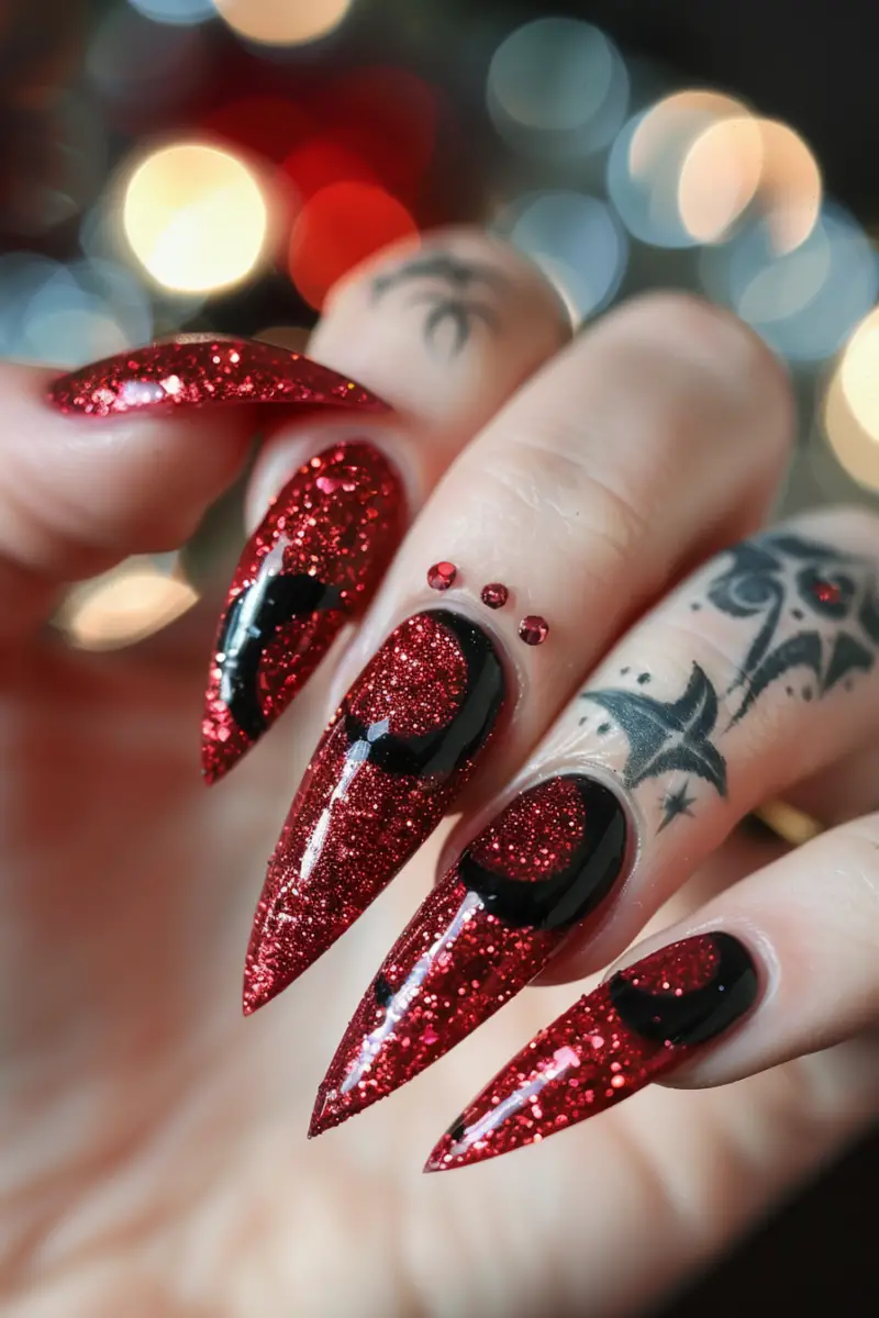 red-summer-nails