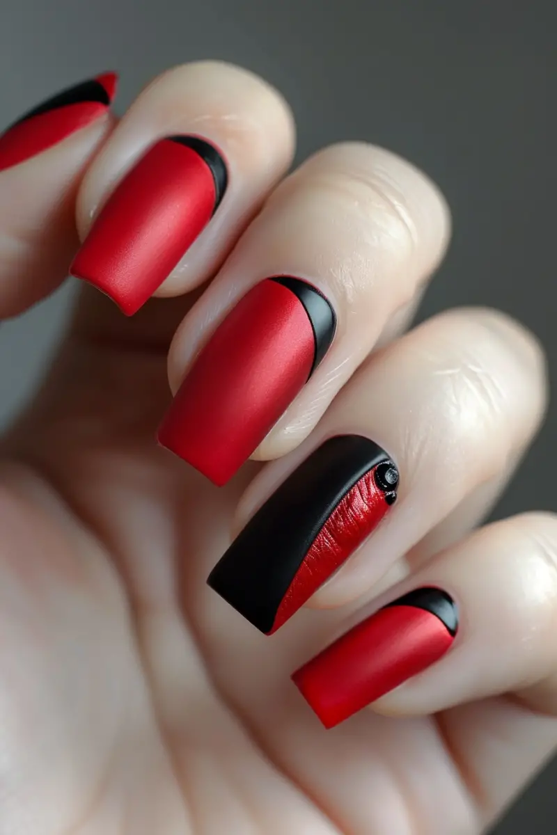 red-summer-nails