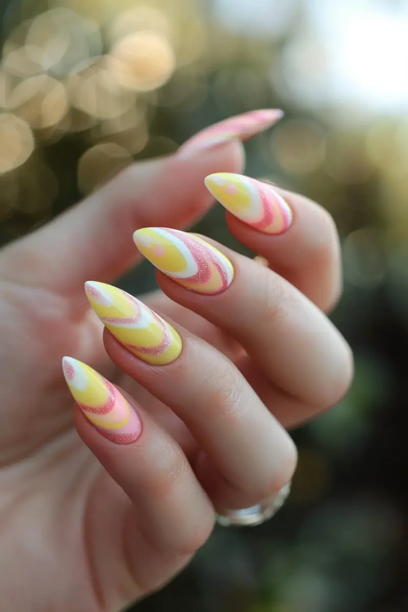 yellow-and-pink-nails