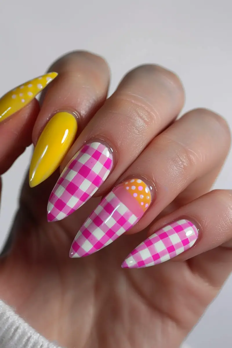 yellow-and-pink-nails