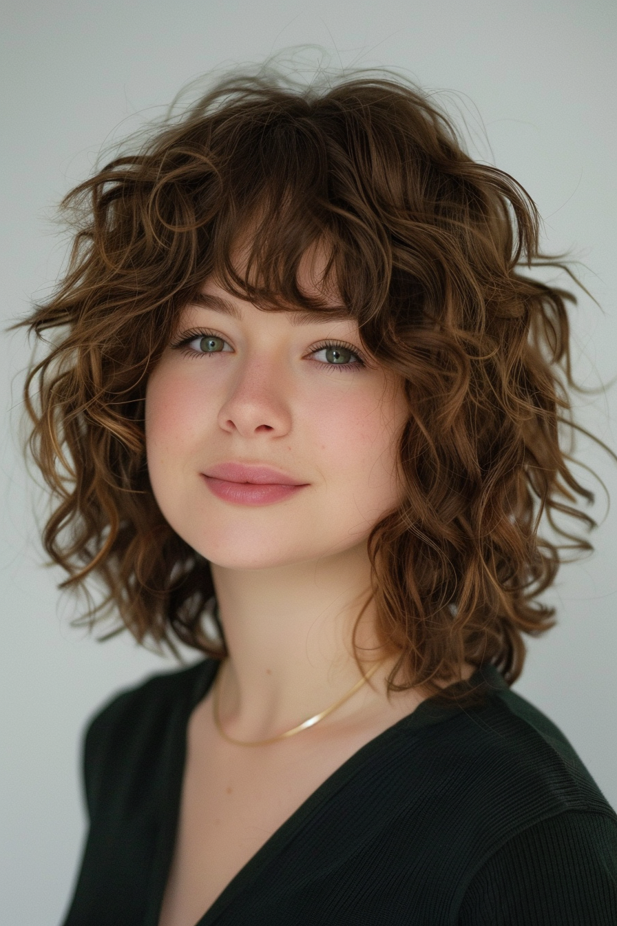 medium-length-haircut-for-round-faces