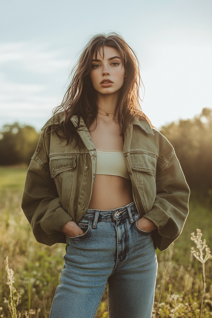 barn jacket outfits
